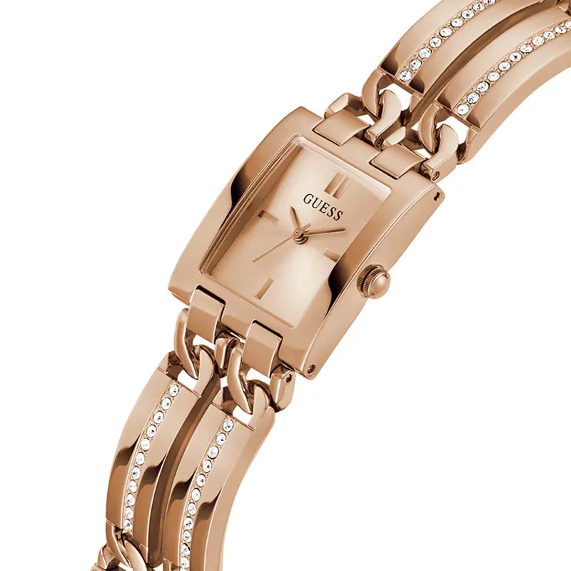 Guess Mod Rose Gold-tone Dial Trendy Ladies Watch- GW0668L3